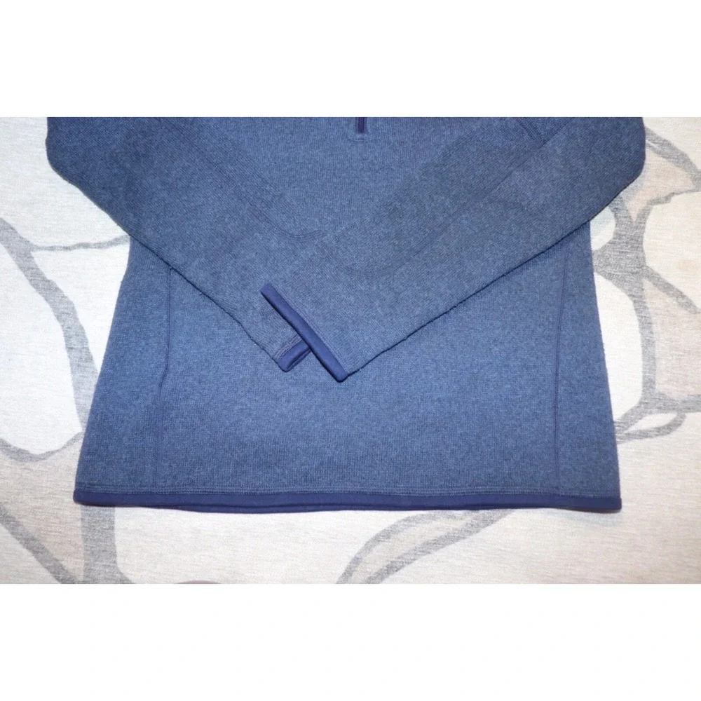 PATAGONIA Women's Better Sweater 1/2 Zip Size Med Fleece Pullover Logo - Picture 2 of 5